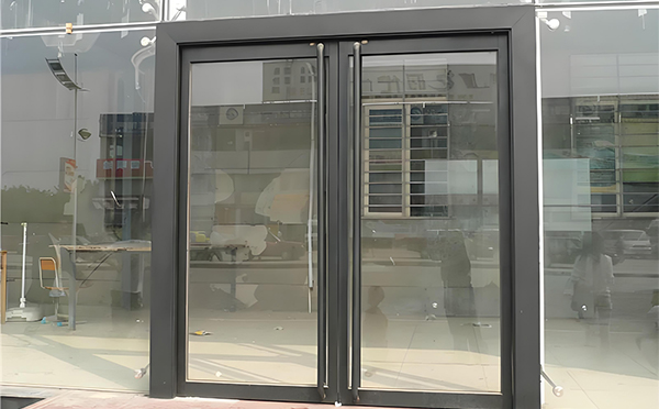 城关玻璃地弹门