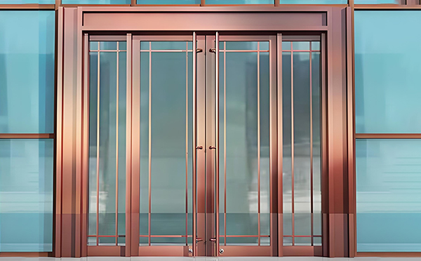 城关玻璃地弹门